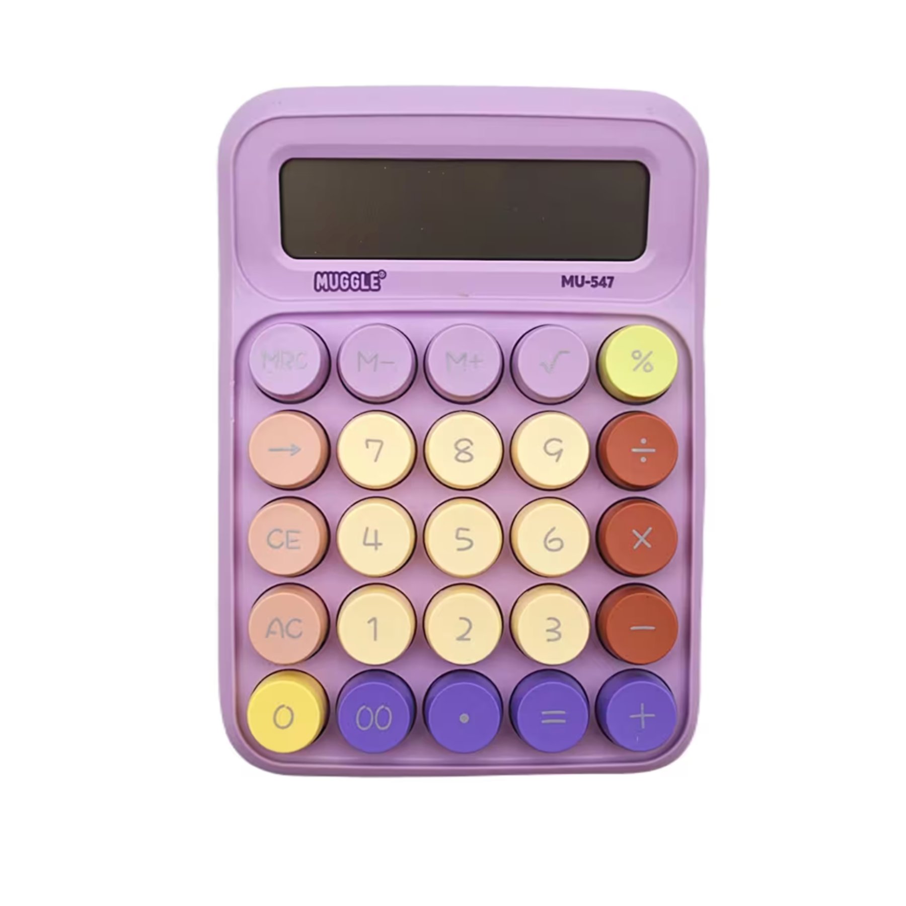 MUGGLE MU-547 12 YUMUŞAK TUŞLU HESAP MAKİNESİ