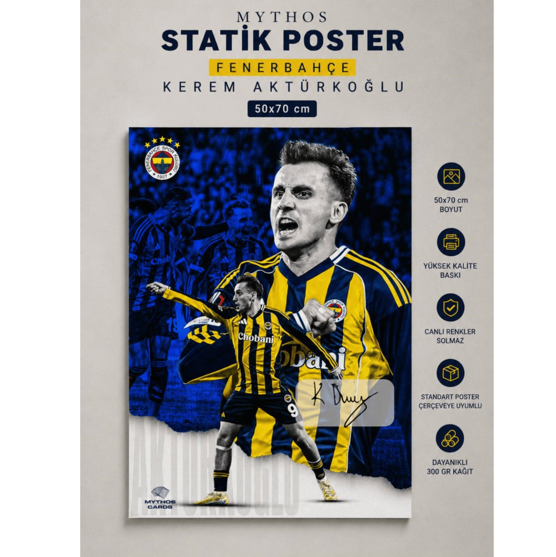 MYTHOS STATİK POSTER FENERBAHÇE KEREM AKTÜRKOĞLU