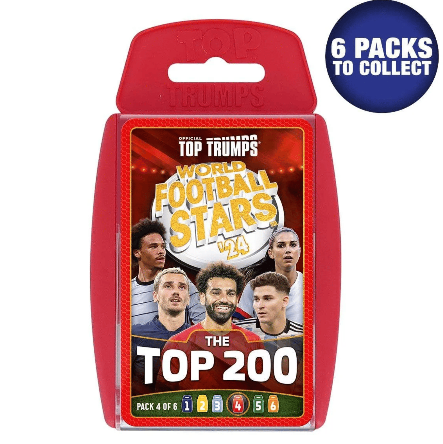 MYTHOS TOP TRUMPS DÜNYA FUTBOL YILDIZLARI 4/6 KIRMIZI