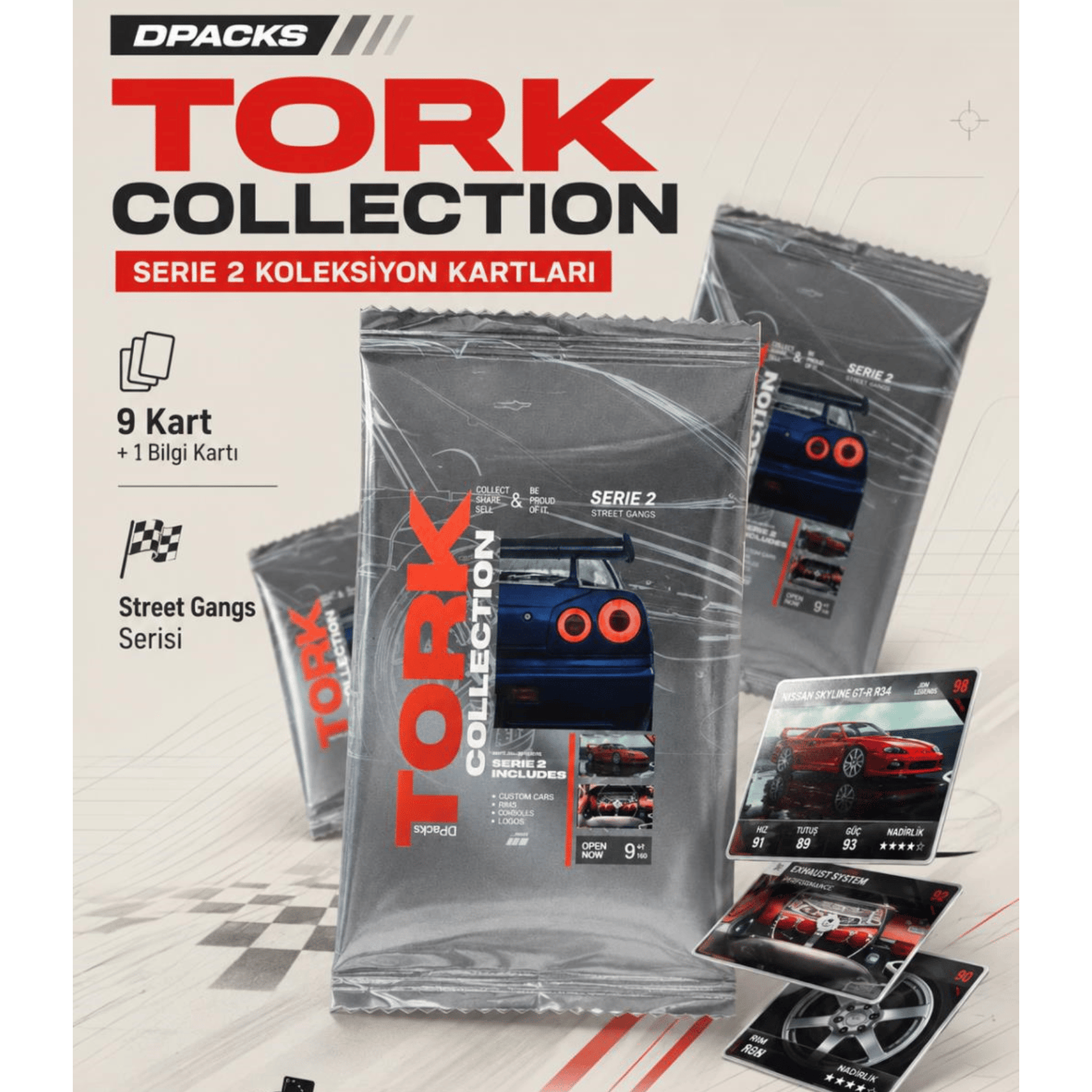 MYTHOS TORK COLLECTİON CARD KOLEKSİYONLUK ARABA KARTI