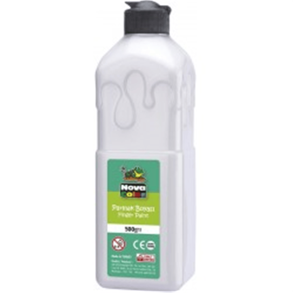 N.COLOR PARMAK BOYASI 500ML BEYAZ