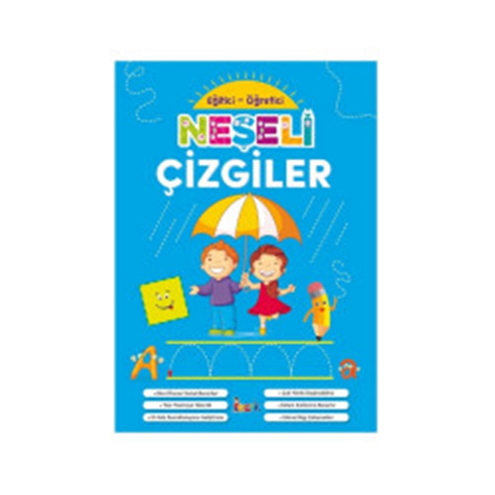 NEŞELİ ÇİZGİLER BOYAMA KİTABI BCRK