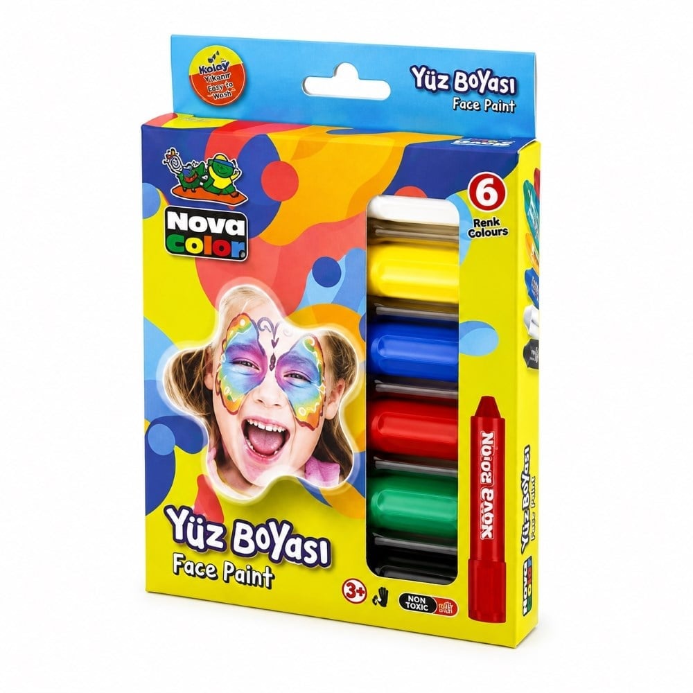 Nova Color 6’lı Yüz Boyası