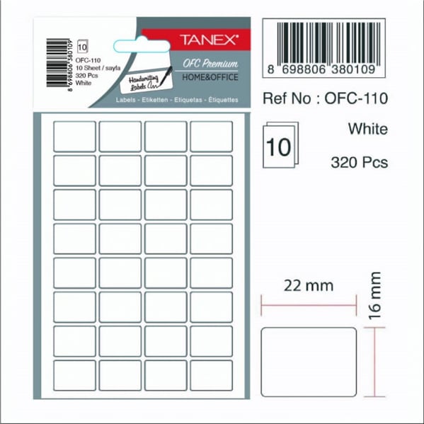 OFC-110 OFİS ETİKETİ