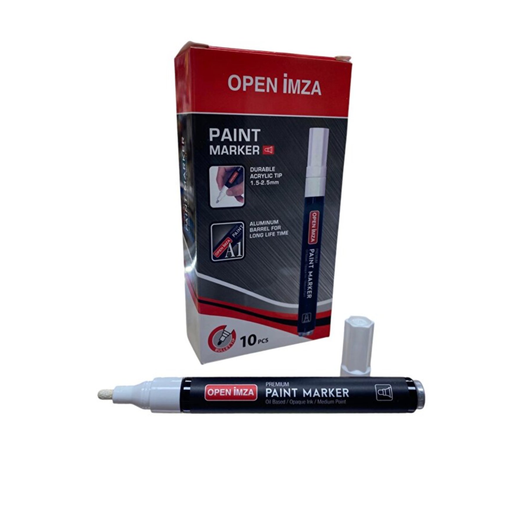 Open Paint Marker Beyaz
