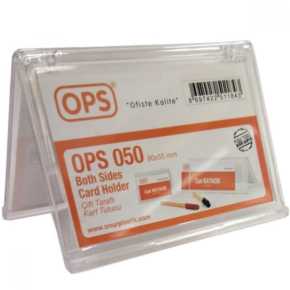 OPS DP 050 ÇİFT TARAFLI YATAY KART TUTUCU KARTVİZİT