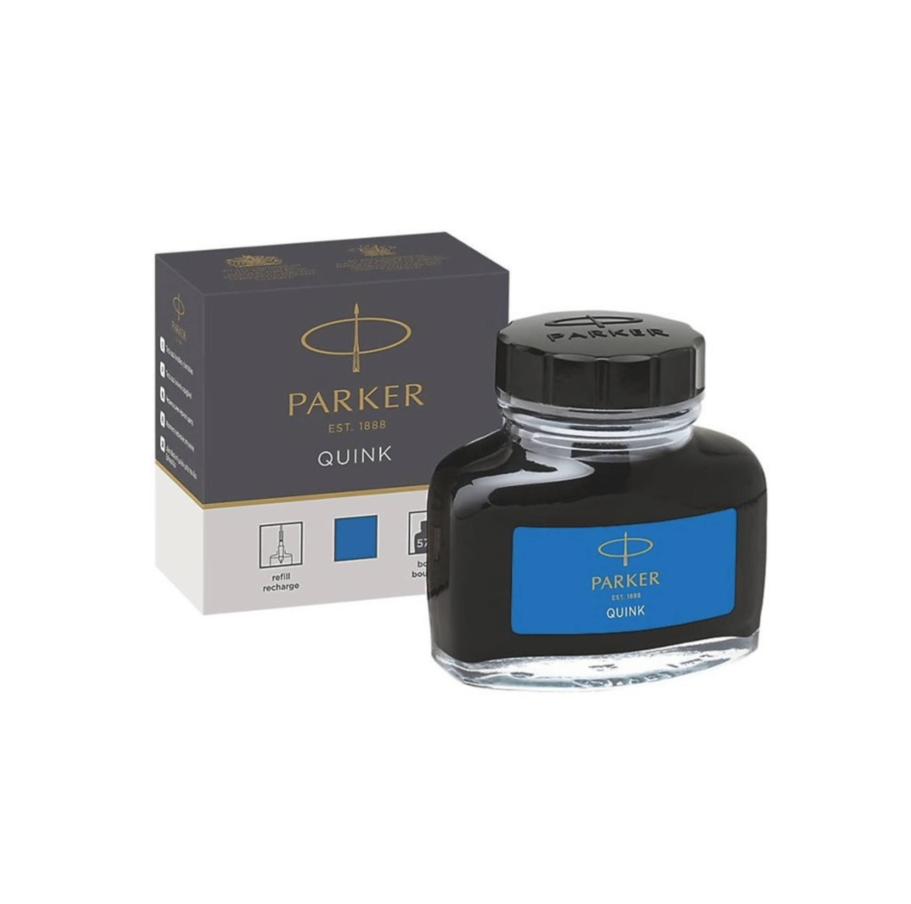 Parker Quink Yıkanabilir mavi Şişe Mürekkep 57 ml 