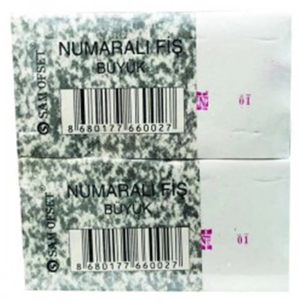 PASTEL NUMARALI FİŞ BÜYÜK