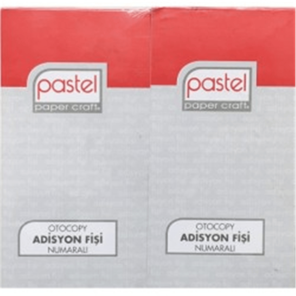 PASTEL OTKOBİLİ ADİSYON FŞİ NUMARALI
