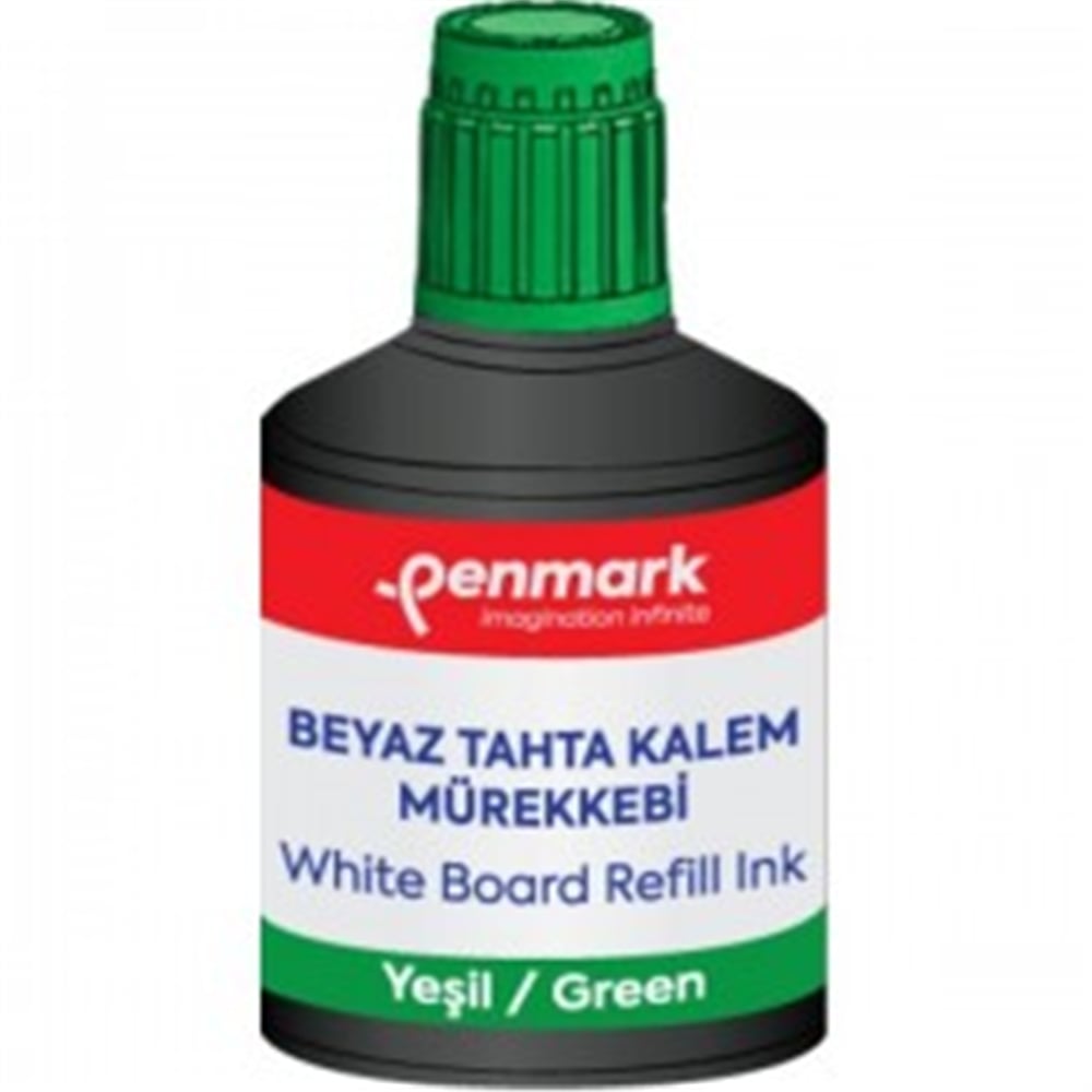PENMARK BEYAZ TAHTA KALEMİ MÜREKKEBİ 100ML YEŞİL
