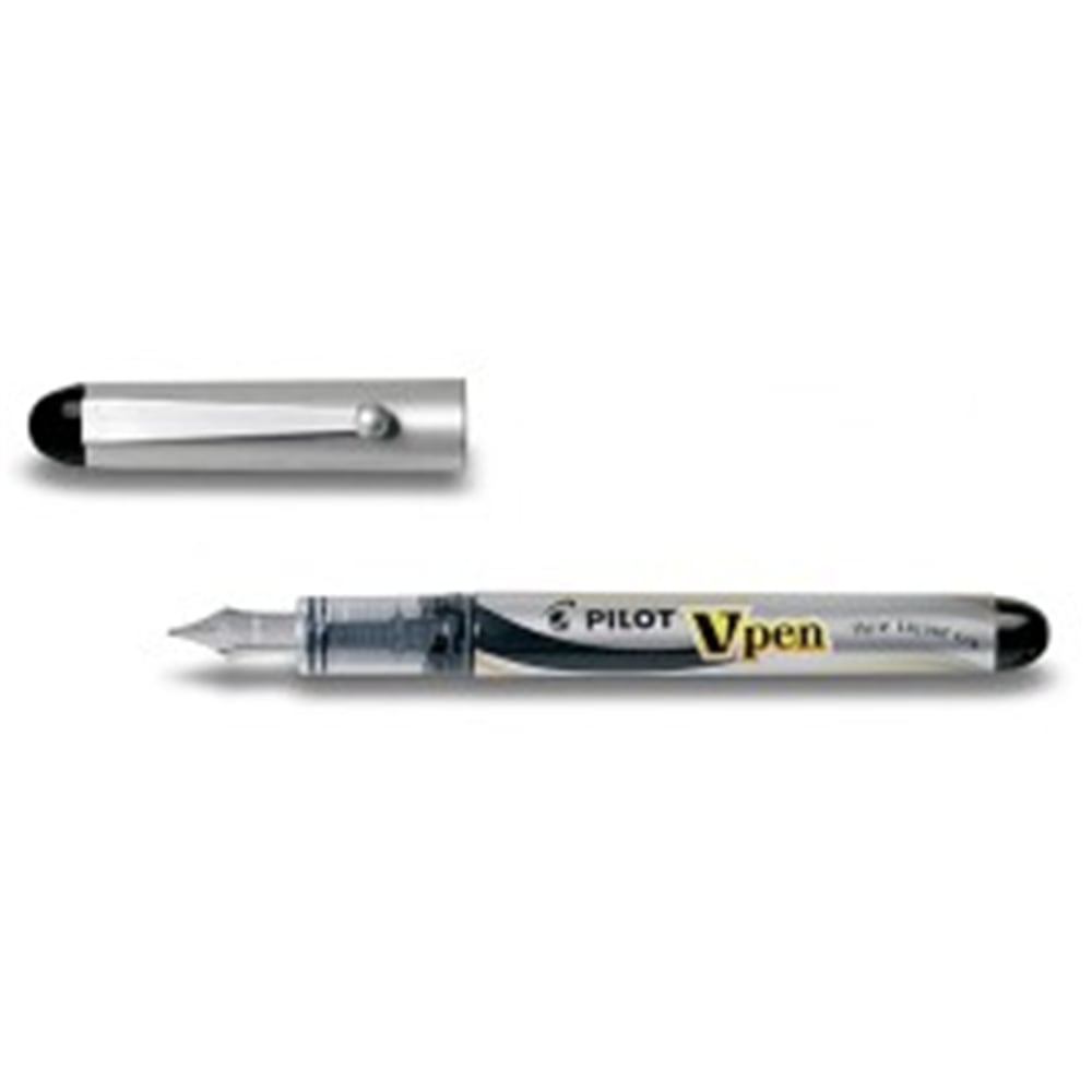 PILOT V-PEN SİLVER - SİYAH