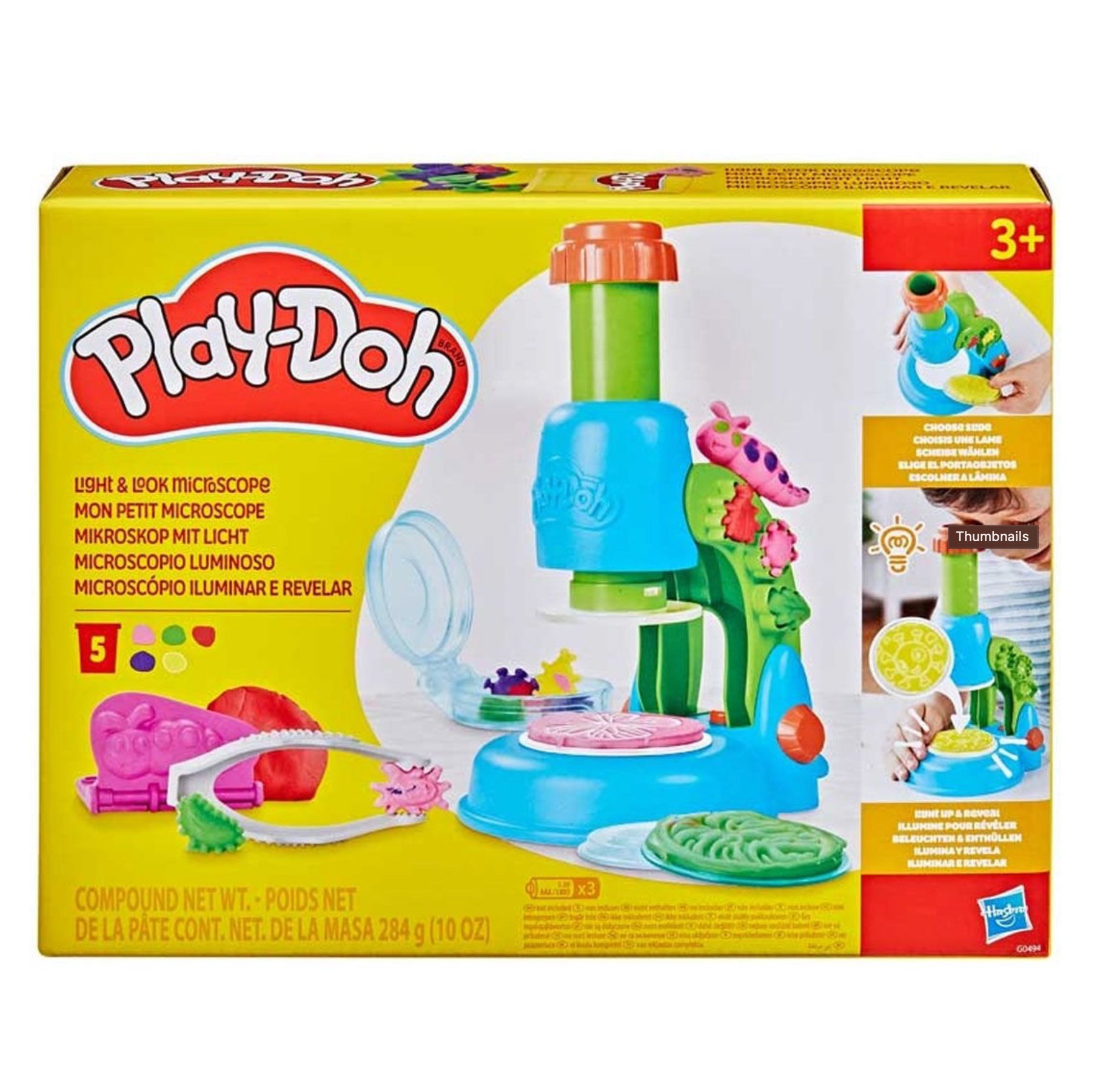 Play-Doh Işıklı Mikroskop Oyun Seti 