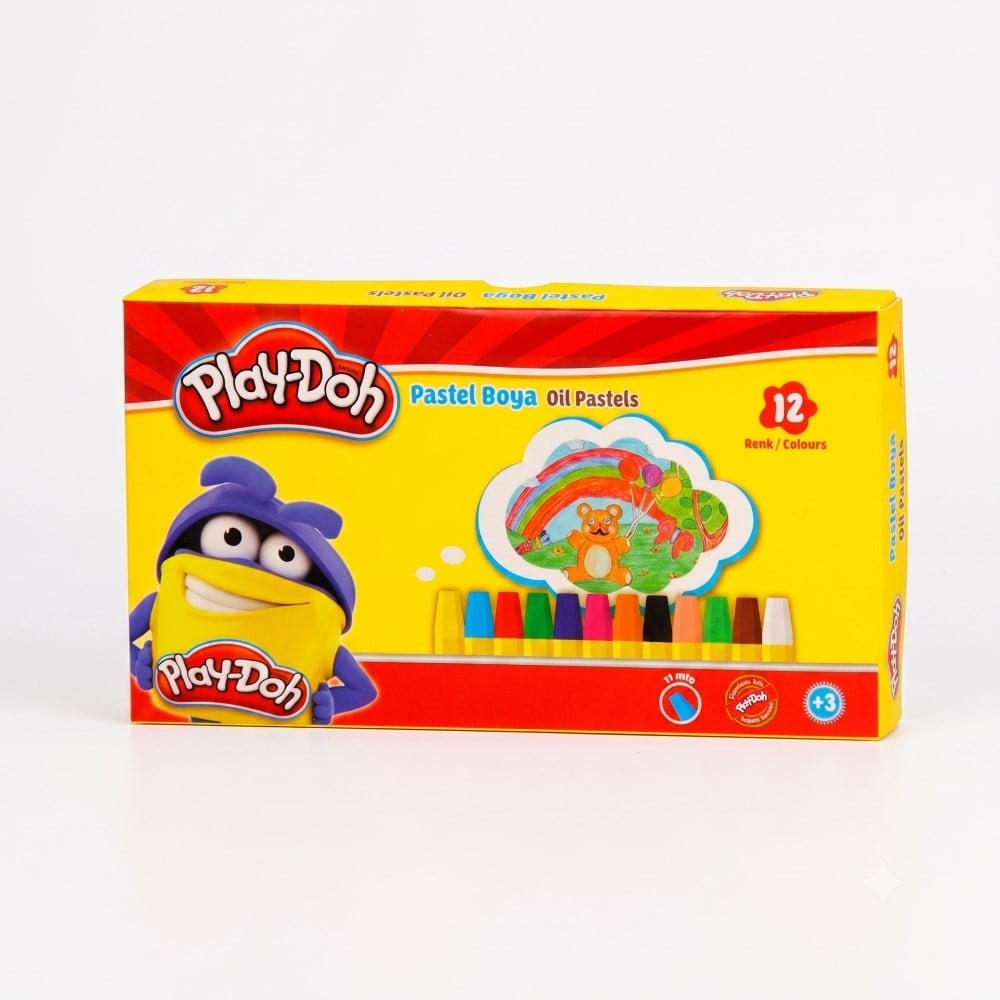 Play-Doh Karton kutu 12 Renk Pastel Boya Seti 