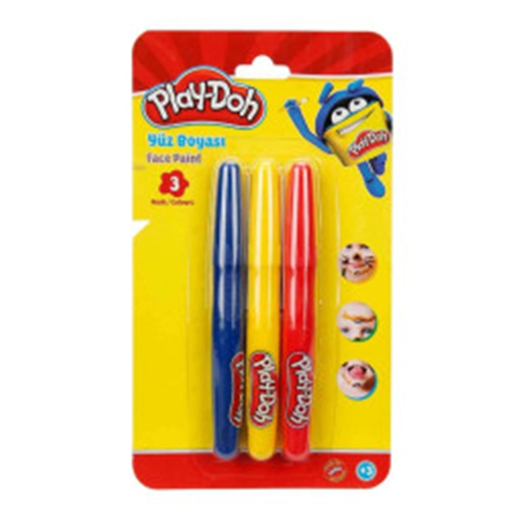 PLAY-DOH YÜZ BOYASI 3 RENK