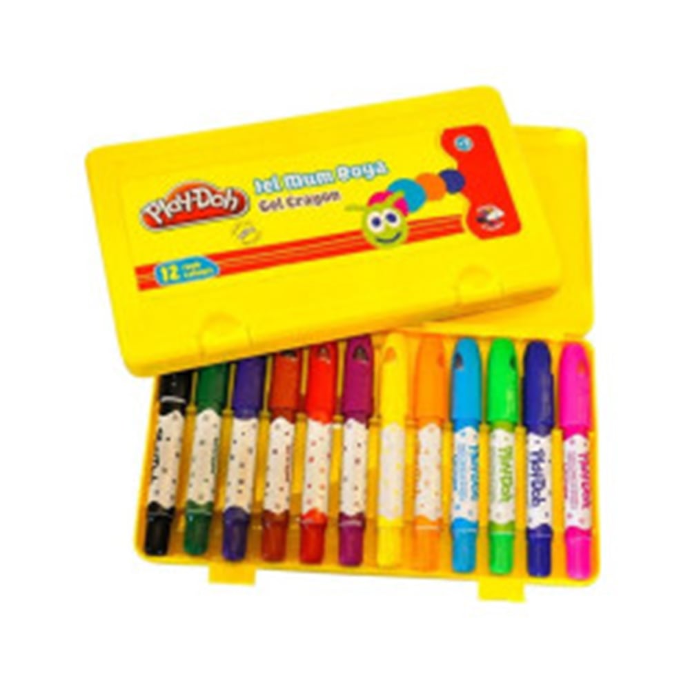 PLAYDOH JEL CRAYON 12 RENK PP BOX