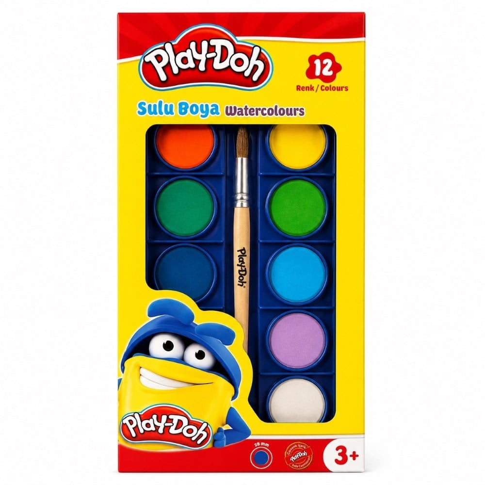PLAYDOH SULU BOYA 12 RENK BÜYÜK