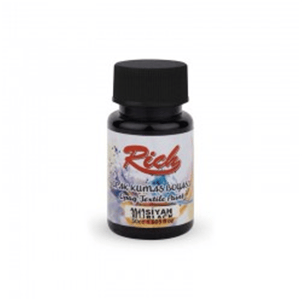 RİCH AKRİLİK KUMAŞ BOYASI 50 ML SİYAH