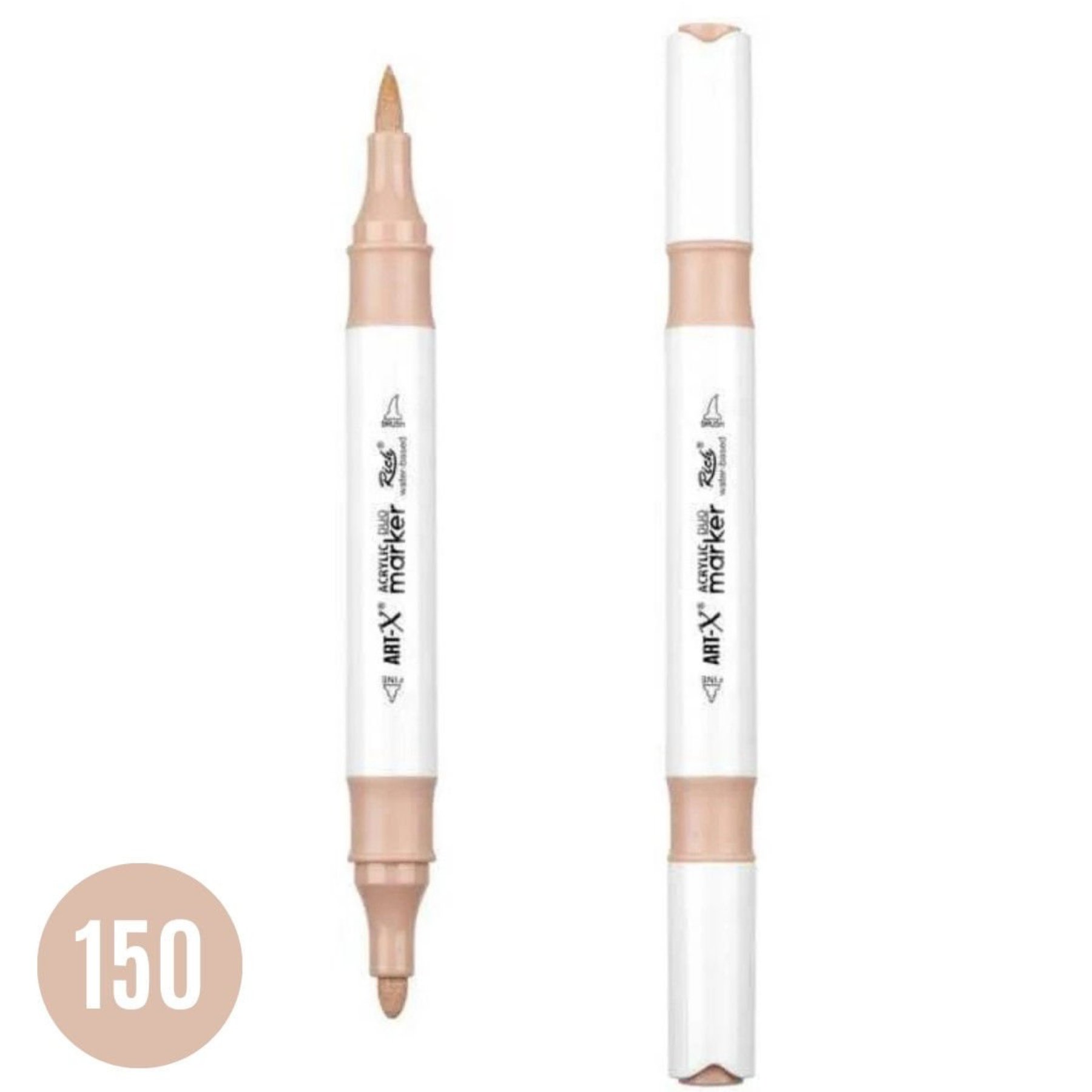 Rich Art-X Acrylic Marker Duo 150 Çift Uçlu Kalem  