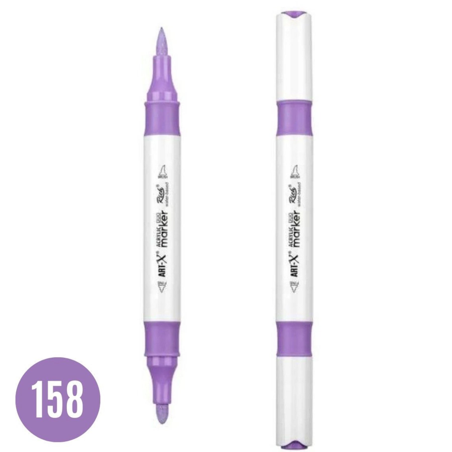 Rich Art-X Acrylic Marker Duo 158 Çift Uçlu Kalem  