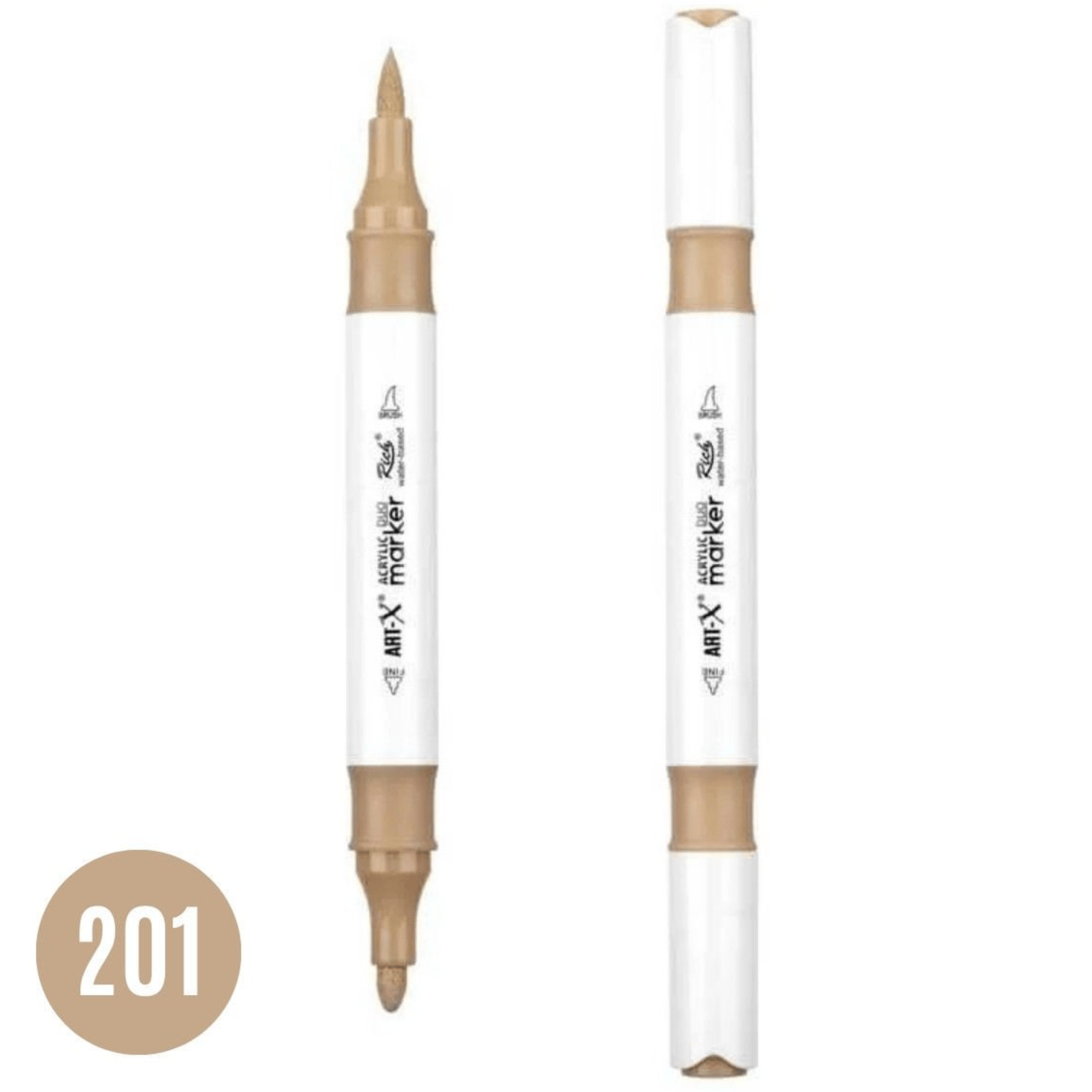 Rich Art-X Acrylic Marker Duo 201 Çift Uçlu Kalem  