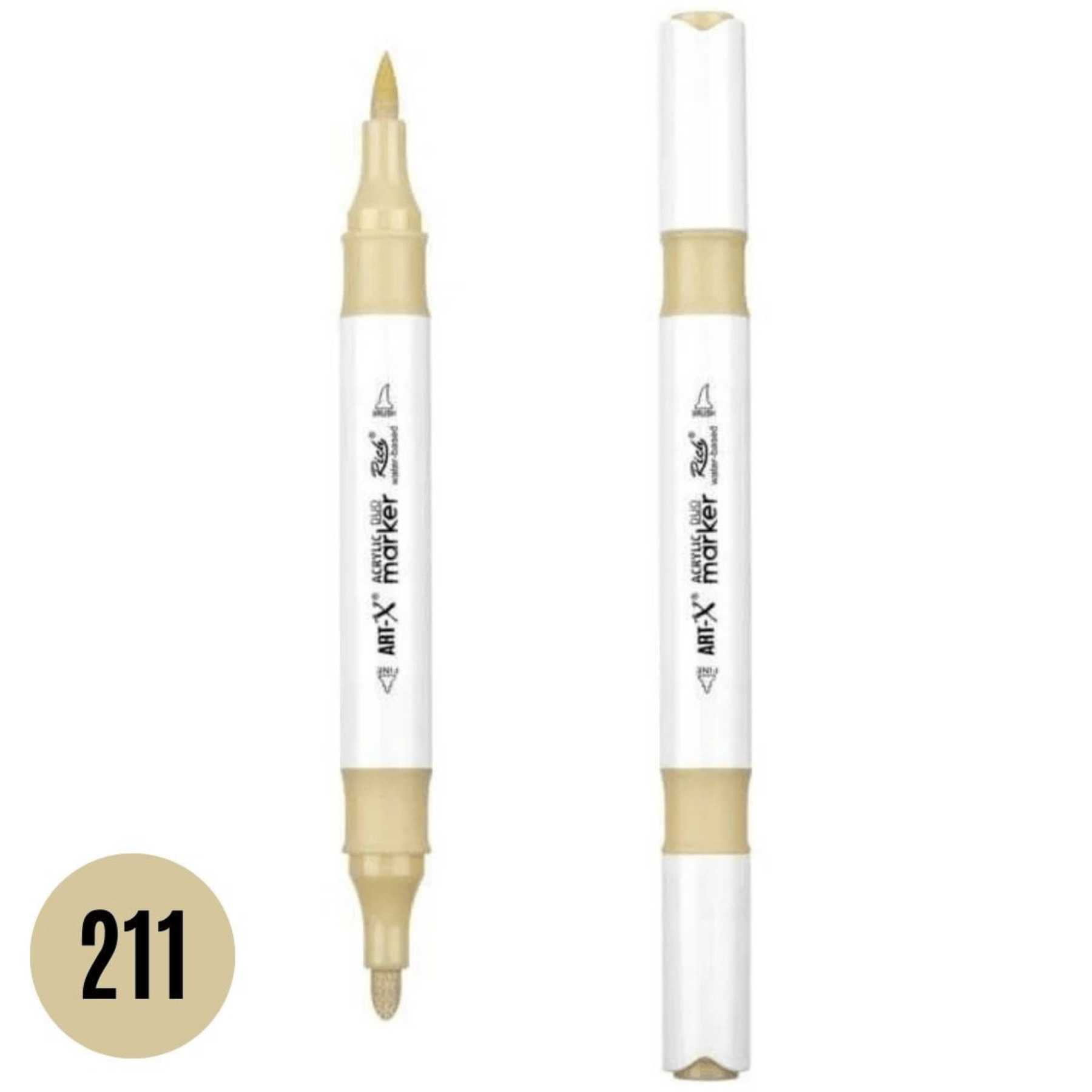 Rich Art-X Acrylic Marker Duo 211 Çift Uçlu Kalem  