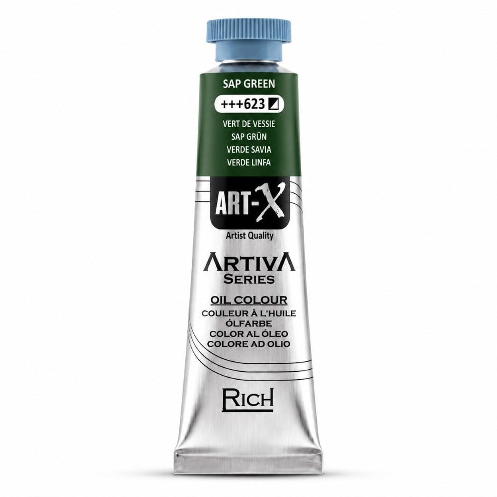 Rich Artiva Yağlı Boya 623 Sap green 37 ml