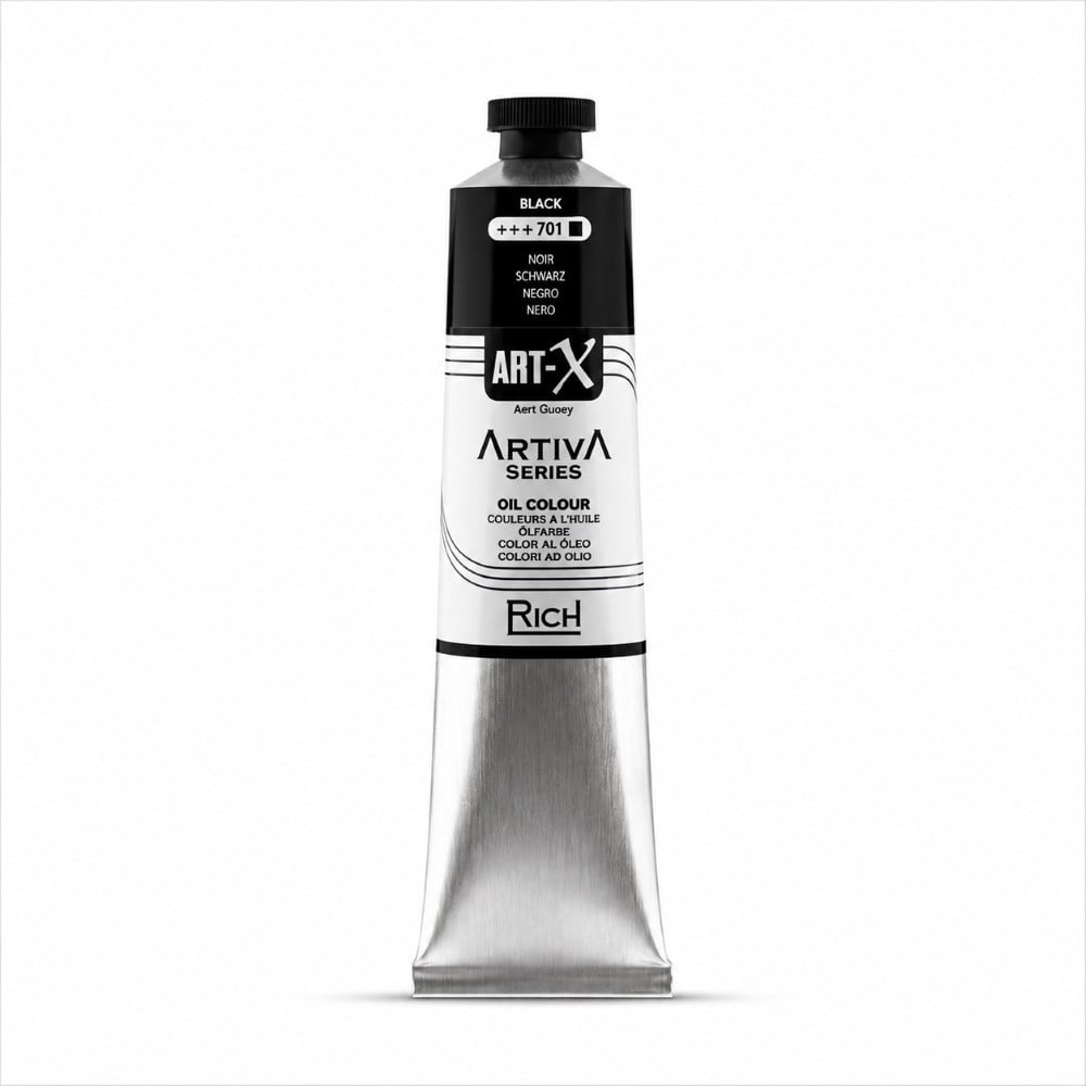 Rich Artiva Yağlı Boya 701 Black 200 ml