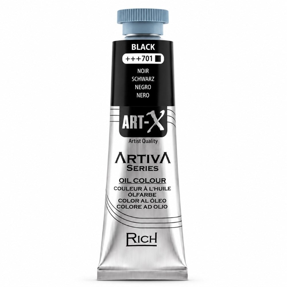 Rich Artiva Yağlı Boya 701 Black 37 ml