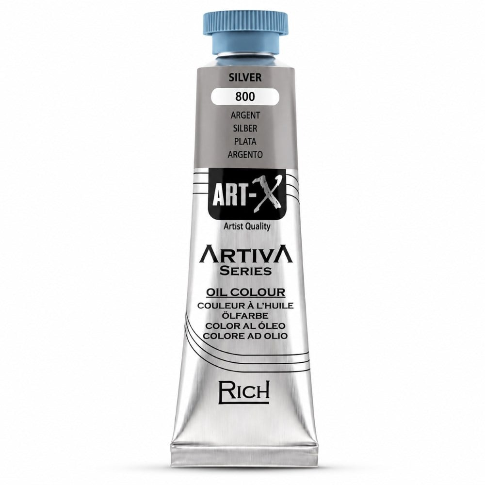 Rich Artiva Yağlı Boya 800 Silver 37 ml