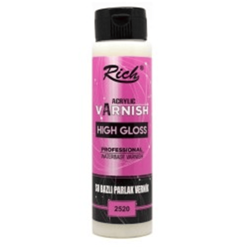 RICH HIGH GLOSS SU BAZLI PARLAK VERNİK 250 ML