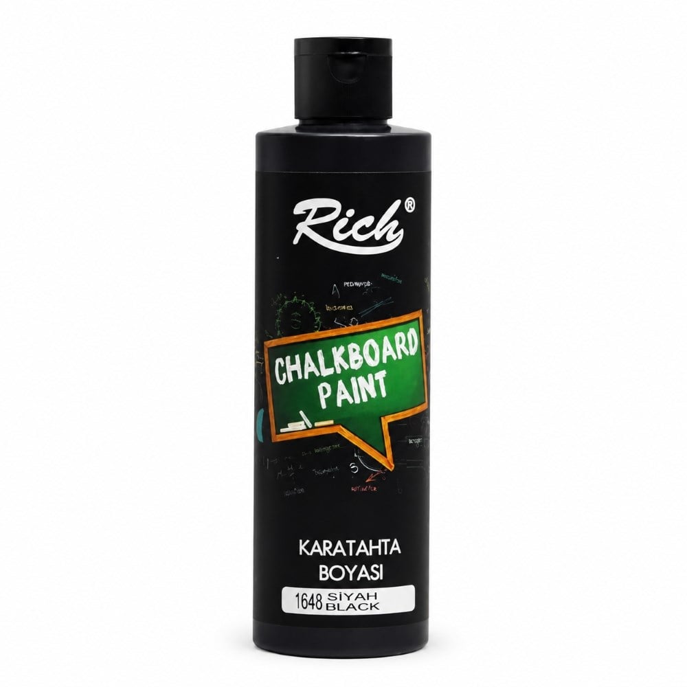 Rich Kara Tahta Boyası 240 ml Siyah