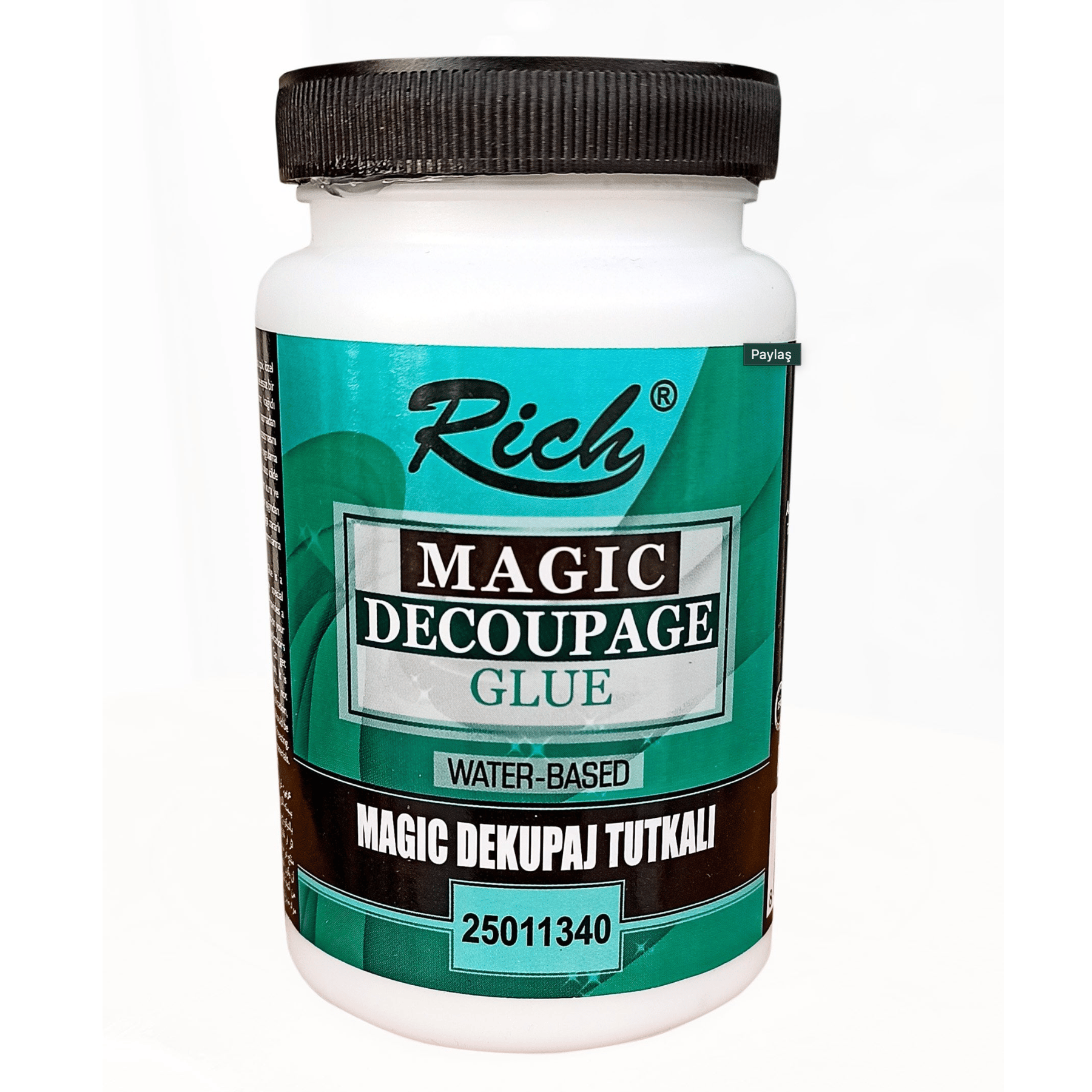 RİCH MAGİC DEKOPAJ TUTKALI 250 ML KAVANOZ