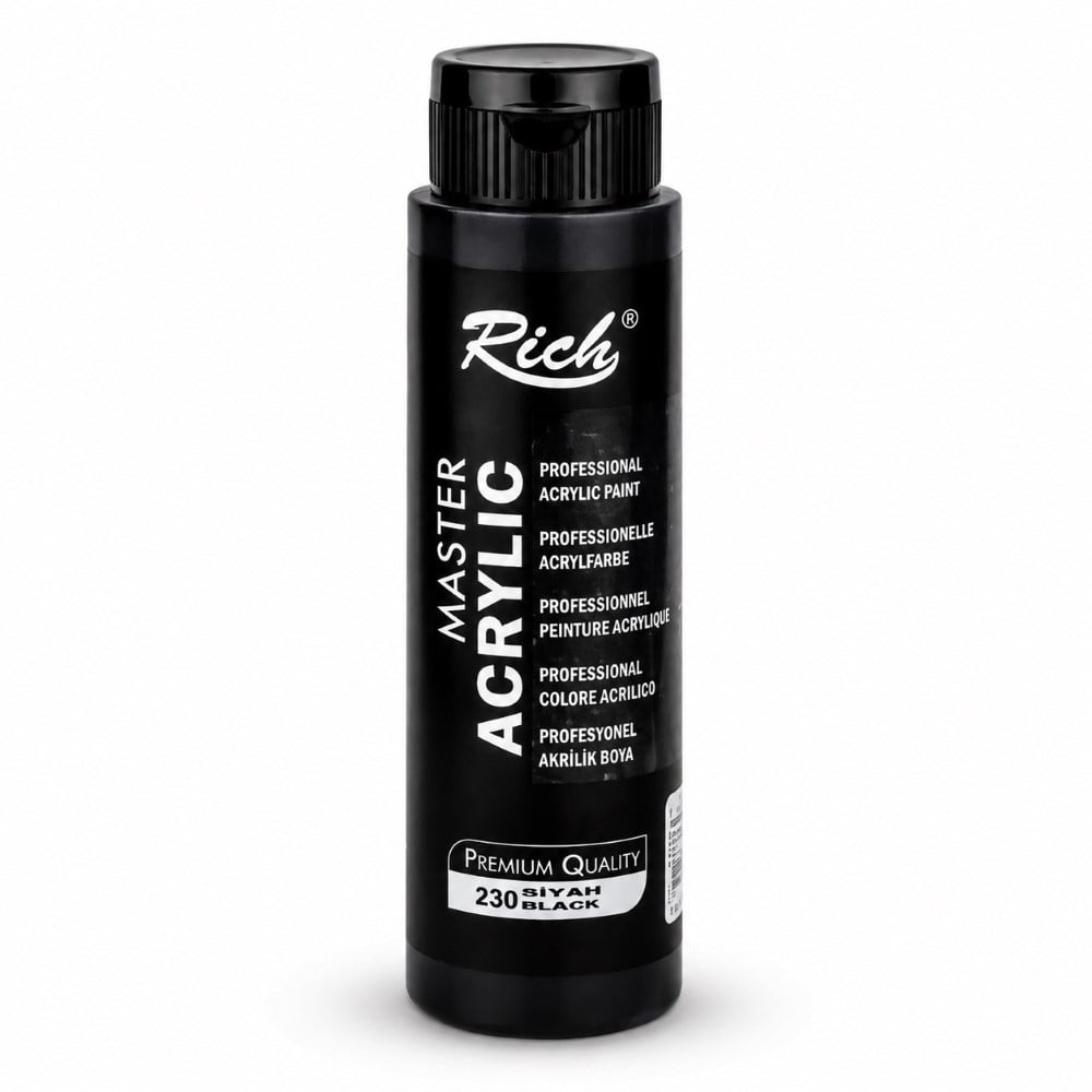 RİCH MASTER AKRİLİK 500 ML SİYAH