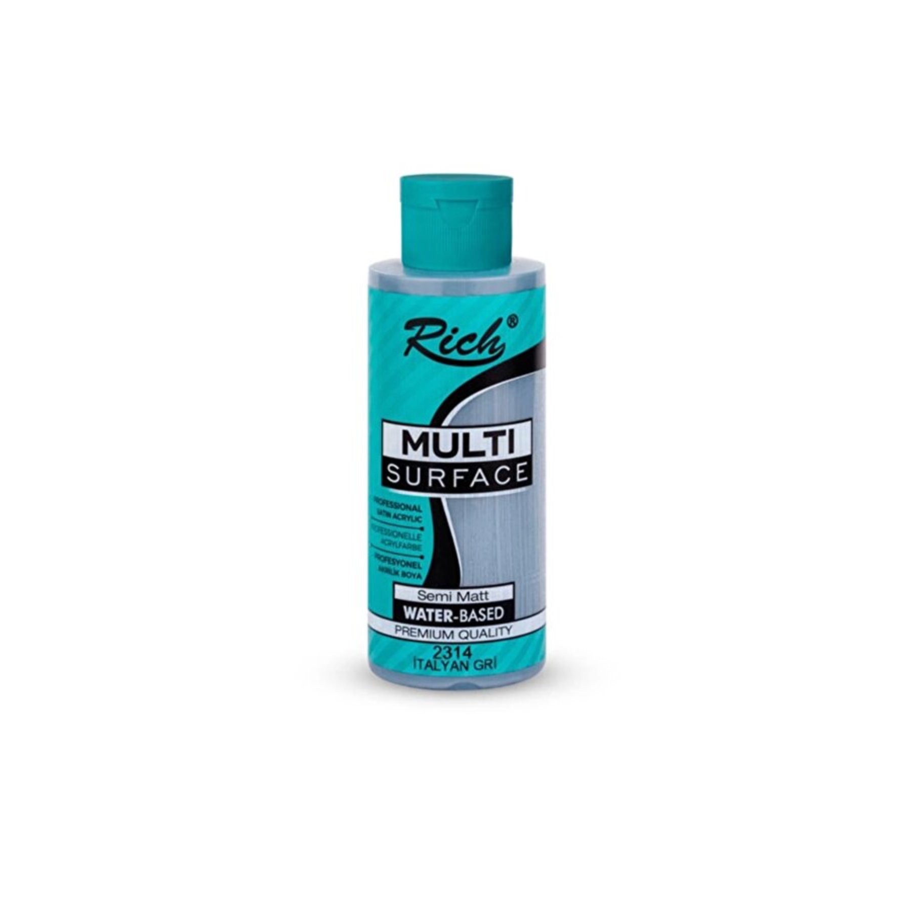 Rich Multi Surface 120 ml İtalyan Gri Akrilik Boya