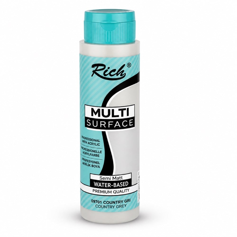 Rich Multi Surface 500 ml Country Gri Akrilik Boya
