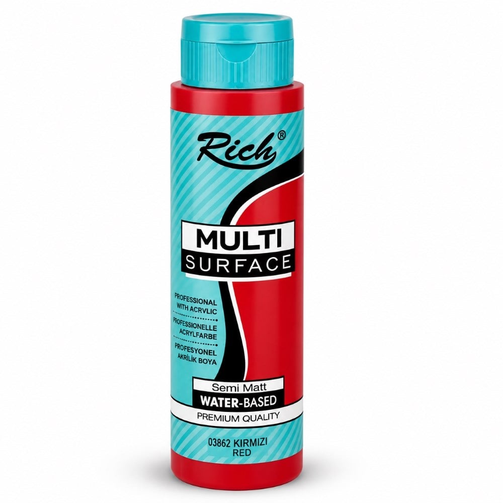 Rich Multi Surface 500 ml Kırmızı Akrilik Boya