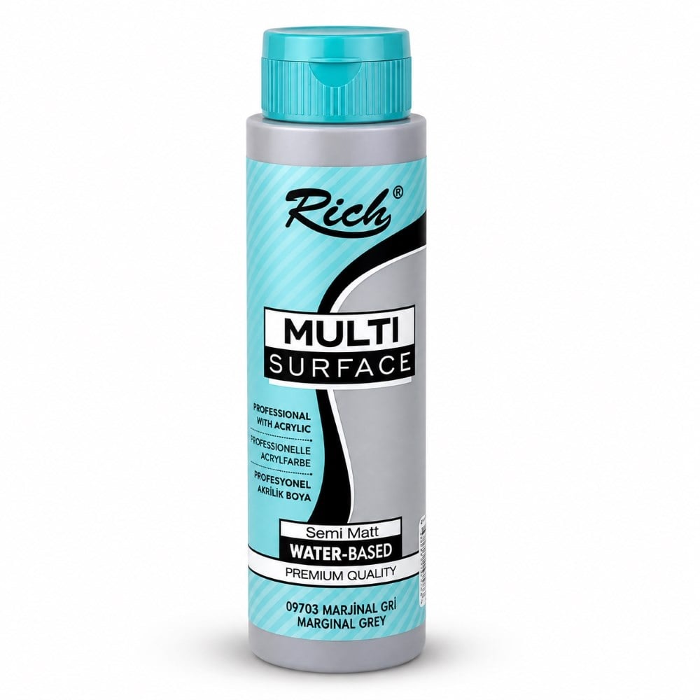 Rich Multi Surface 500 ml Marjinal Gri Akrilik Boya