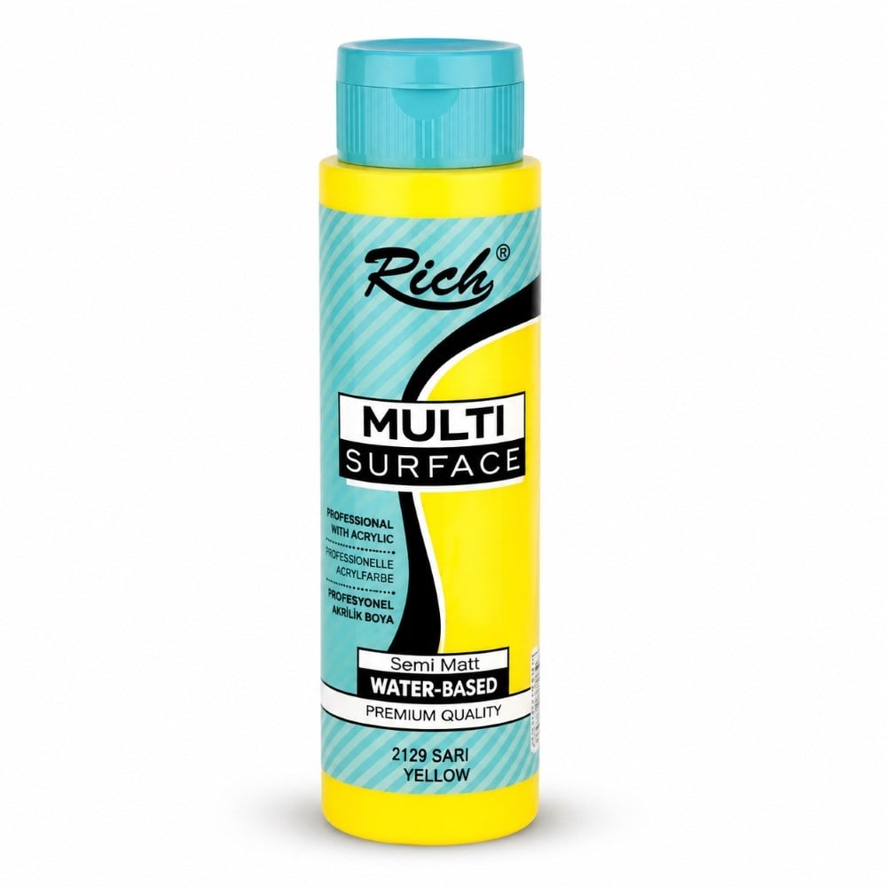 Rich Multi Surface 500 ml Sarı Akrilik Boya