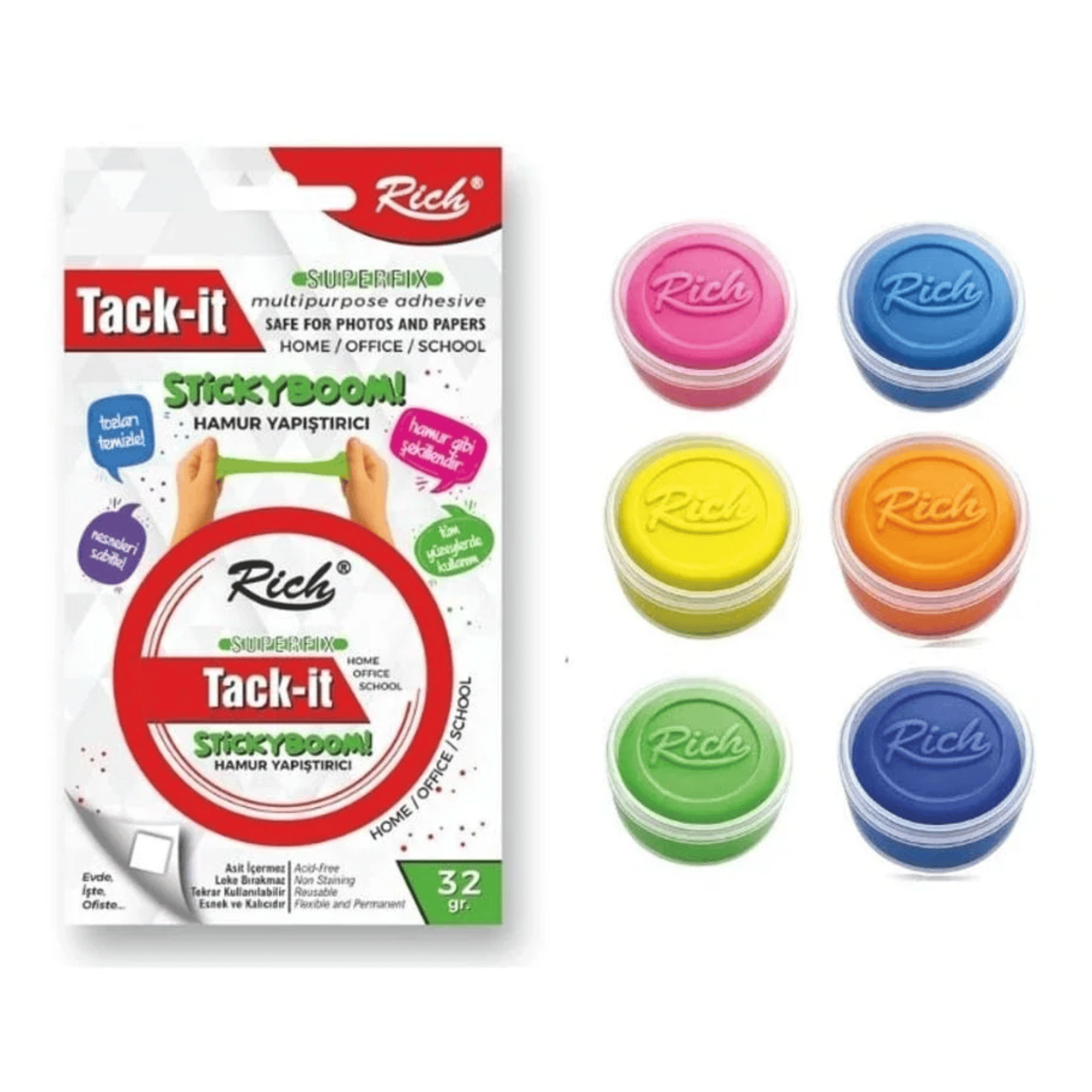RİCH TACK-IT HAMUR YAPIŞTIRICI 32 GR