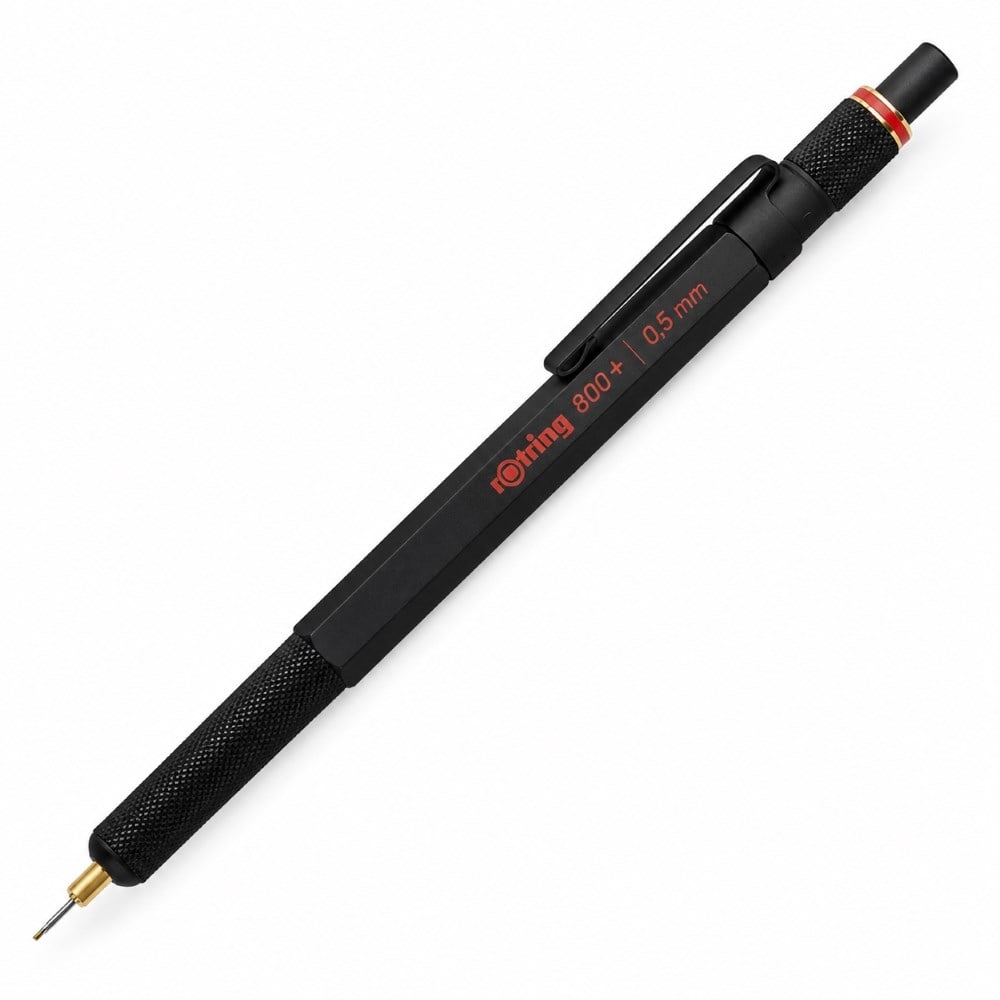 Rotring 800 Plus Mekanik Kurşun Kalem 0,5 mm Siyah 