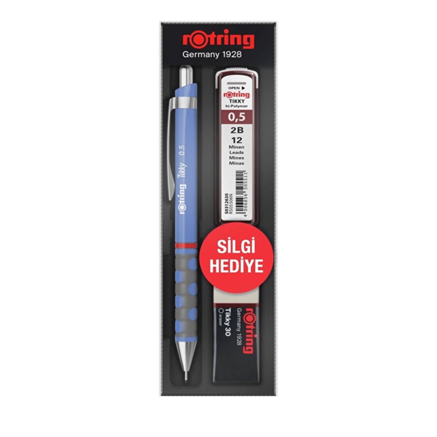 ROTRING TIKKY RD 0.5 MİN SİLGİ HEDİYELİ MENEKŞE MAVİ