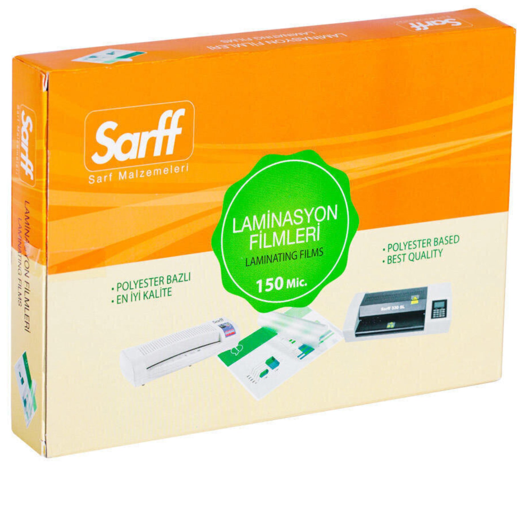 Sarff A5 Laminasyon Filmi 150 mikron 100 adet 