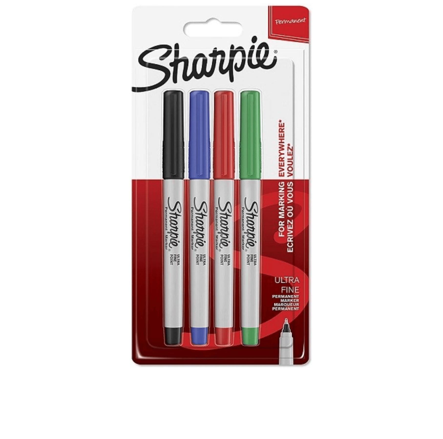 Sharpie Fine Permanent Markör Pastel 4'li 