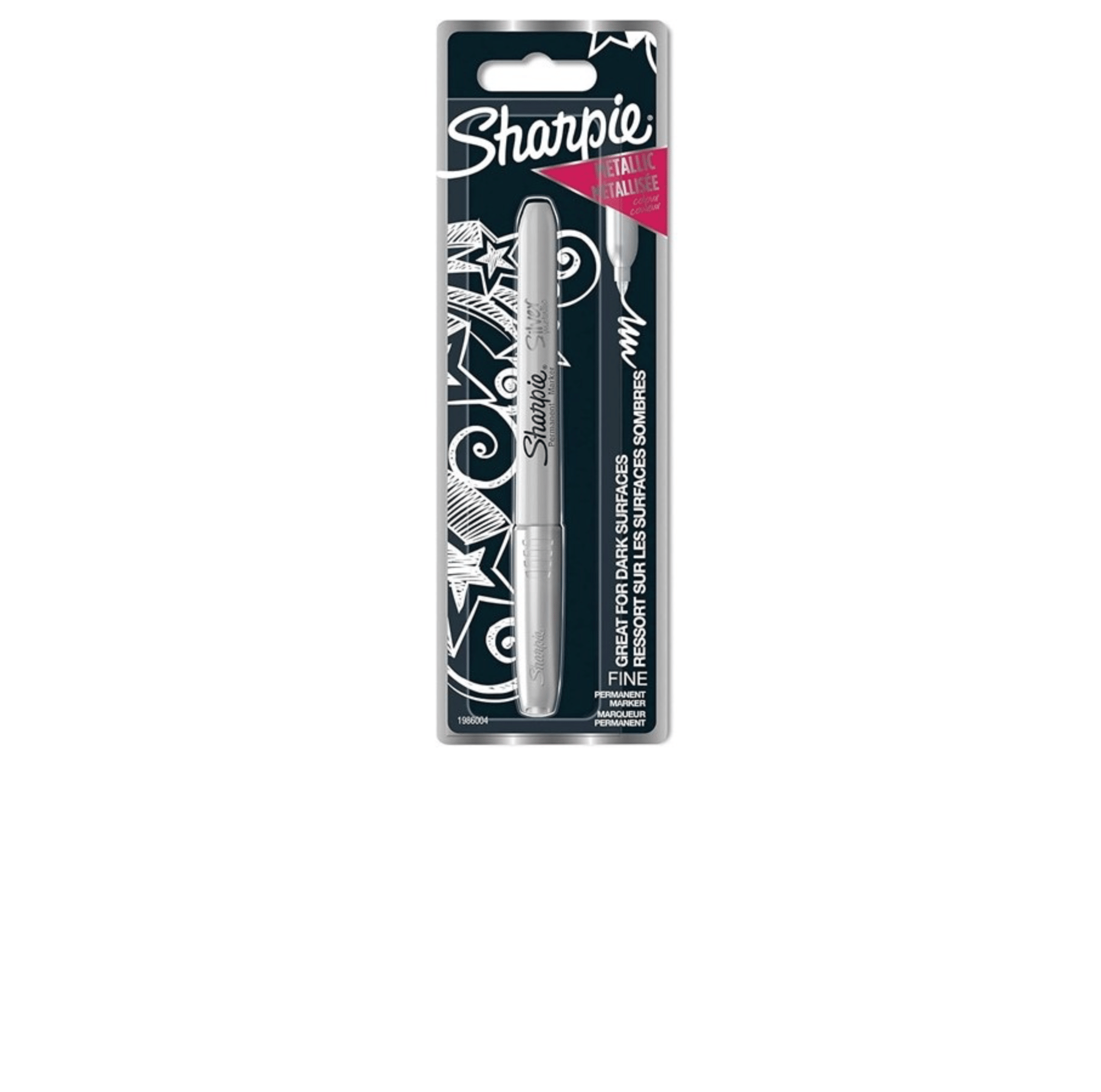 Sharpie Metalik Permanent Markör Gümüş tekli 