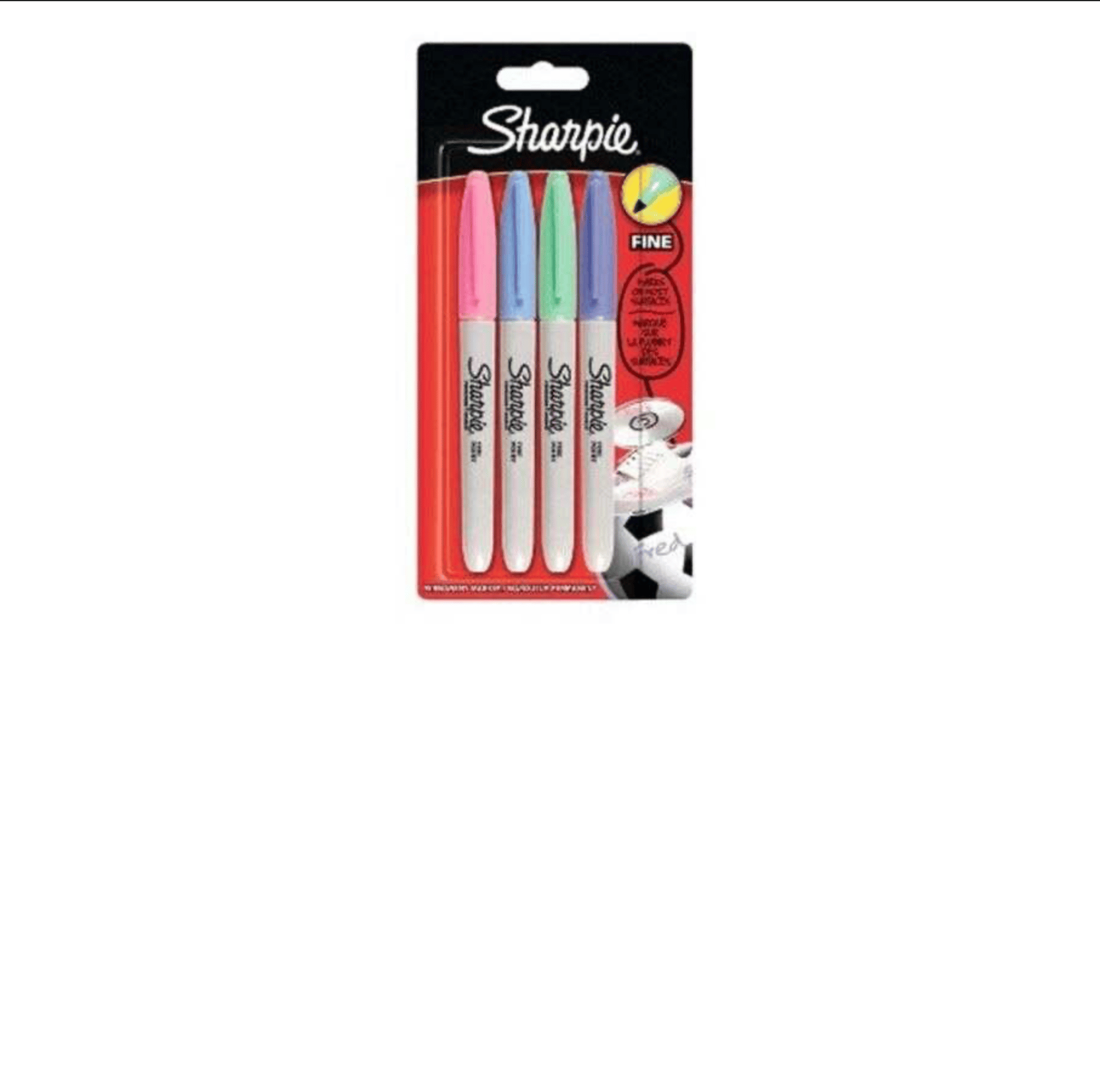 Sharpie Ultra Fine Permanent Markör karışık renk 4'li 
