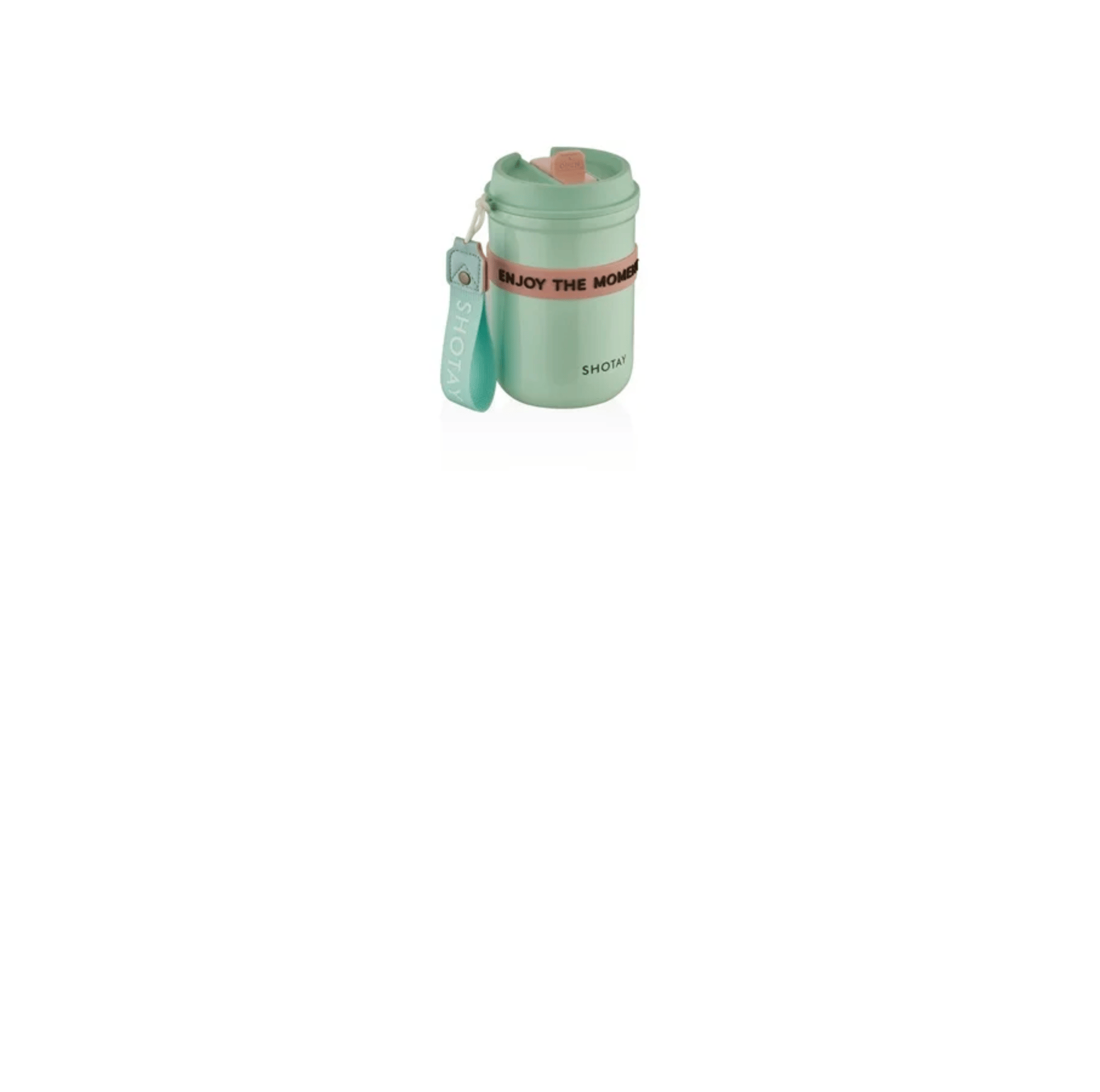 Shotay Strow Coffe 410 ml Çelik Kupa Bardak