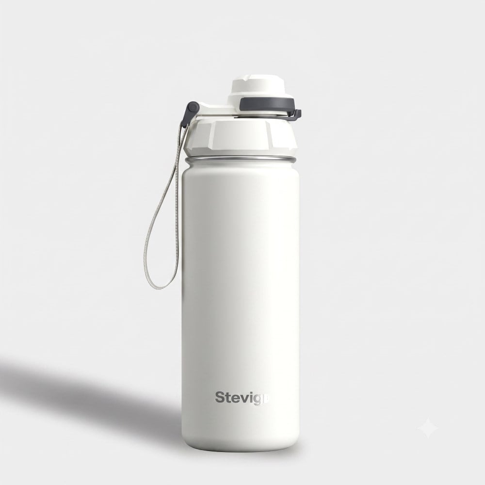 Stevig ST-220 500 ML Star White 1 Hand sızdırmaz çelik termos