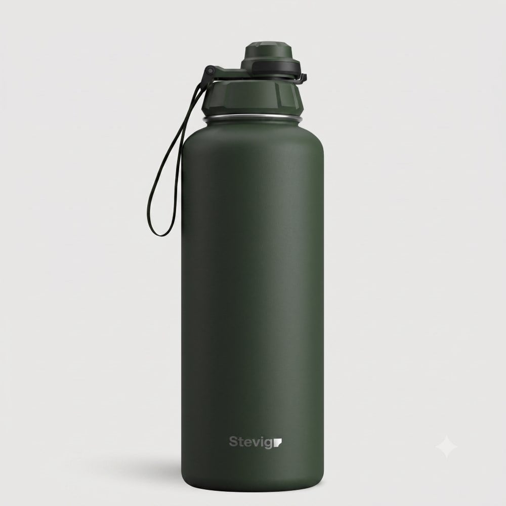 Stevig ST-252 1500 ML Green 1 Hand sızdırmaz çelik termos 