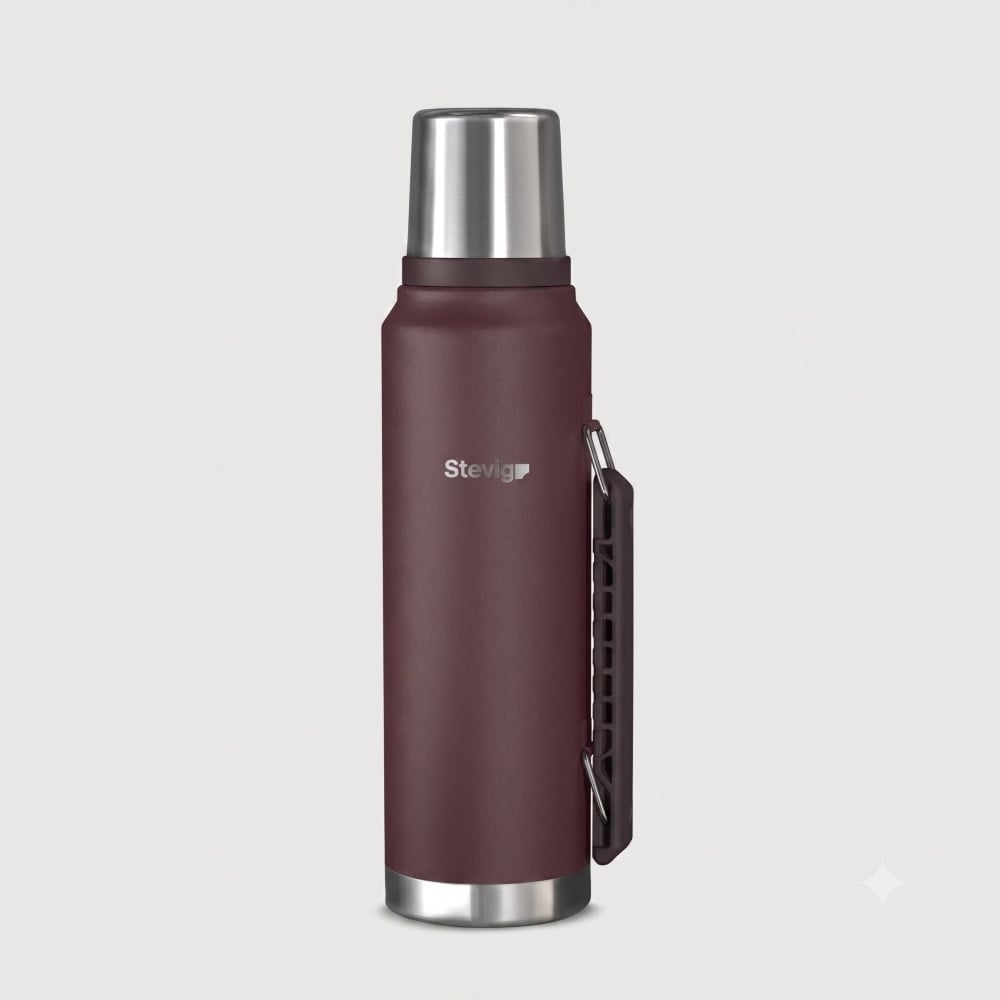 Stevig ST-258 1,2 LT Dark Plum 1 Camper kulplu sızdırmaz çelik termos