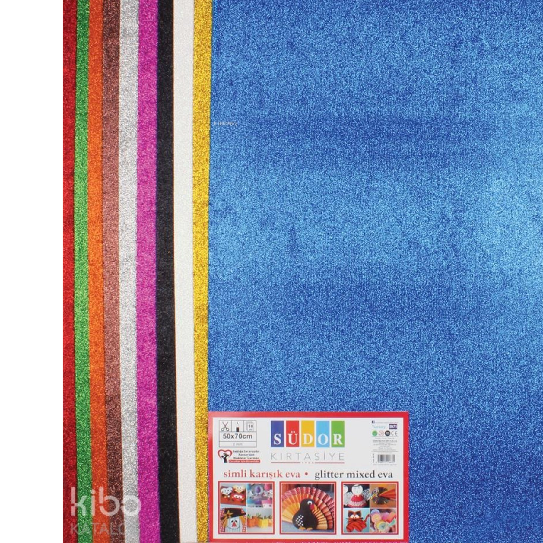 Südor EVA 50x70 Simli 10 Renk Karışık